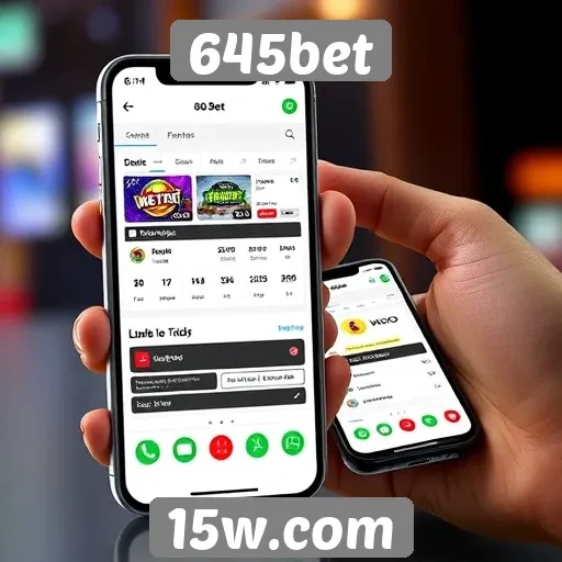 Interface e usabilidade do site 645bet em dispositivos móveis