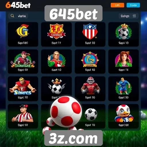 Análise das opções de jogos disponíveis na 645bet