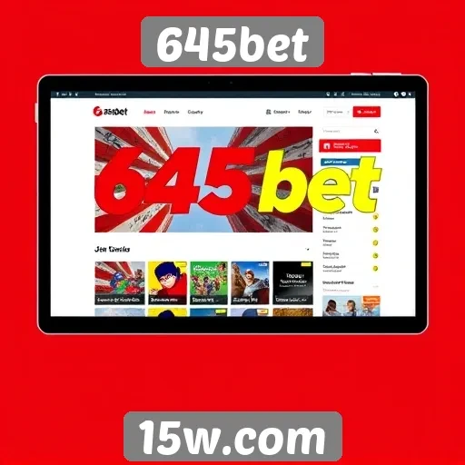 Acessibilidade mobile do site 645bet