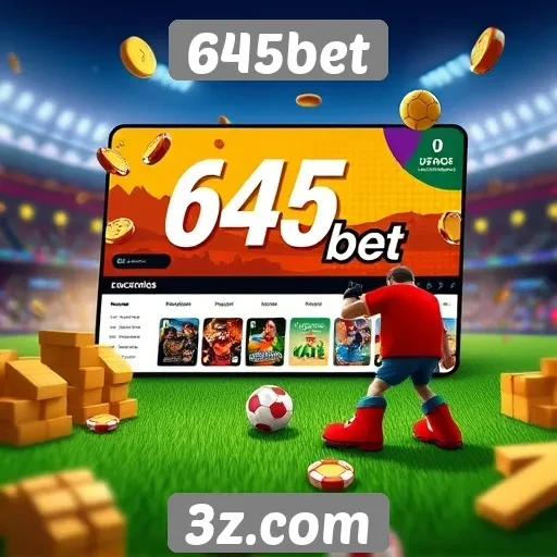 Experiência de usuário no site 645bet