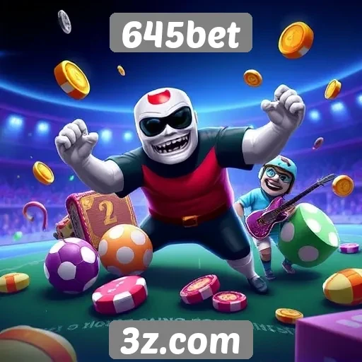 Variedade de jogos disponíveis na plataforma 645bet